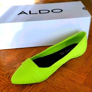 Women's Aldo Flats Lime Green